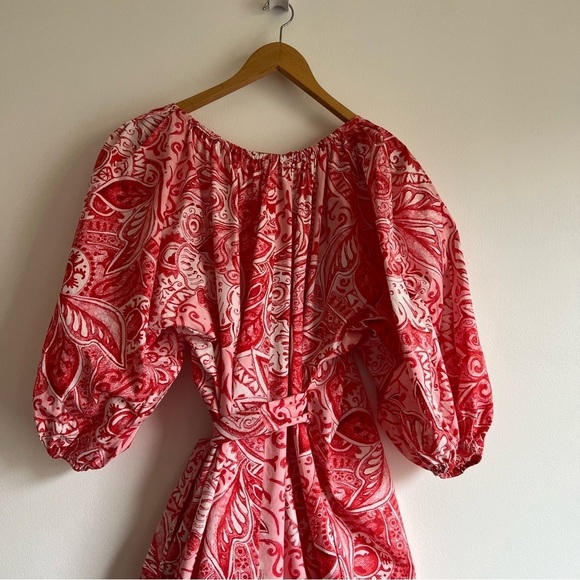 Mara Hoffman Fila Dress in Red Multi - Picture 13 of 16